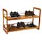 Organize It All Lohas Collection 2 Tier Stackable Shoe Rack